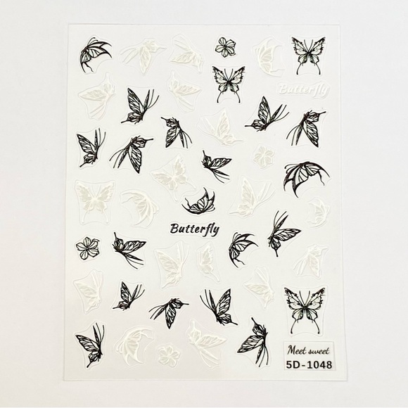 Butterfly Nail Art Stickers Set - Picture 5 of 5